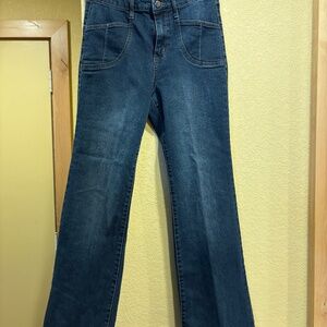 Guiliana Rancic flare jeans sz 6 blue